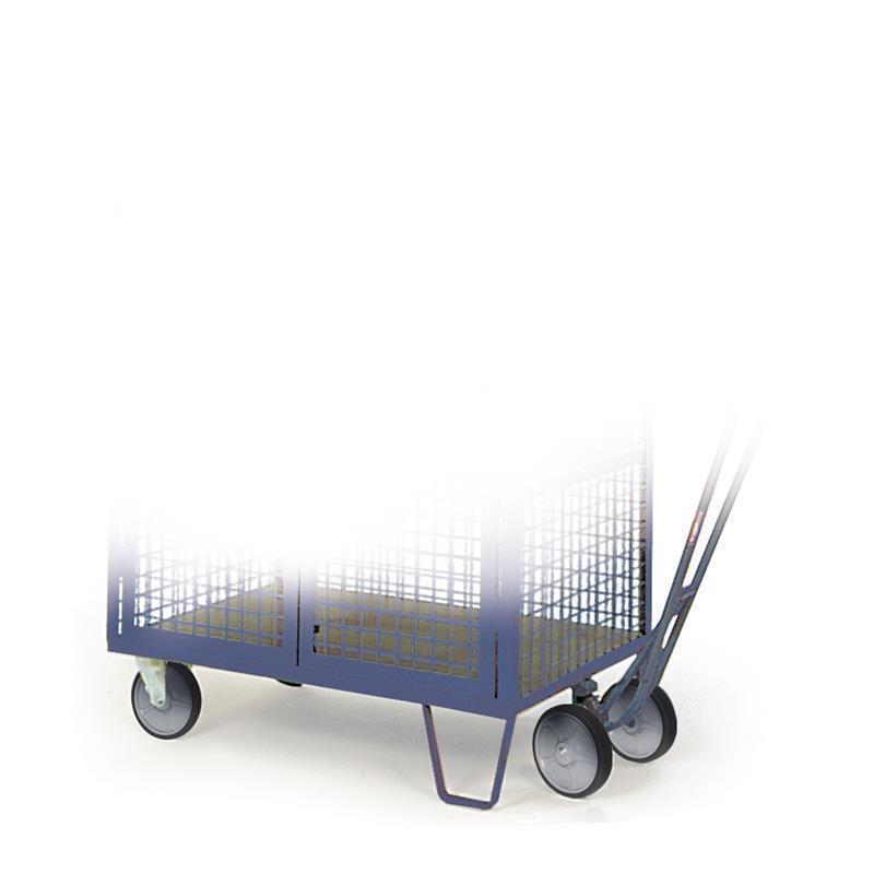 Kézi raktári hálós szekér csomagok szállításához