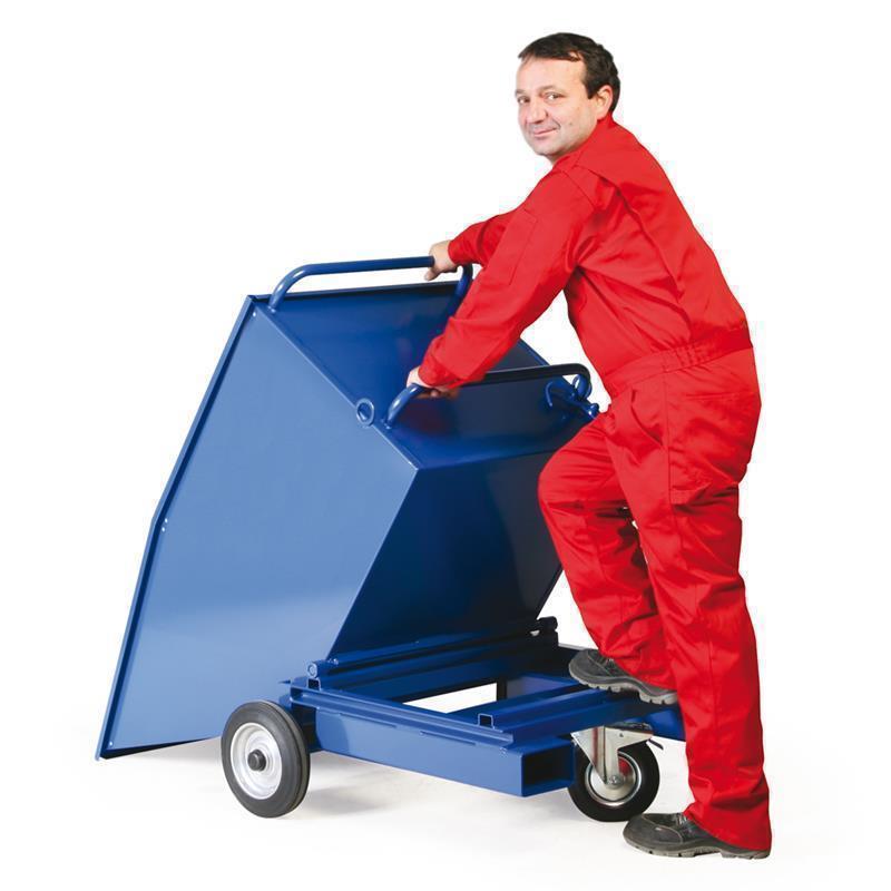 Robusztus villa plug kerekekkel, acél vázzal és tágas kanállal