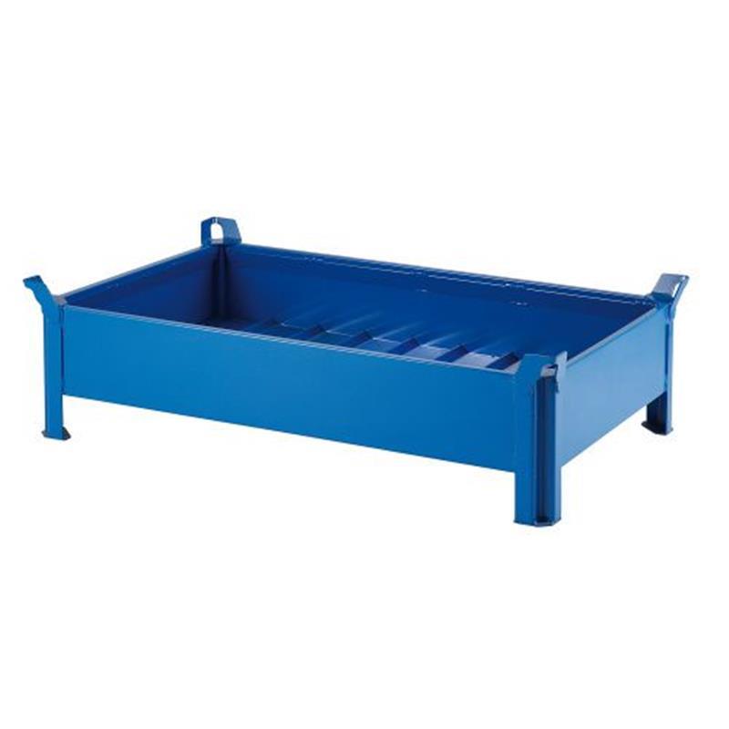 Low pallet with walls