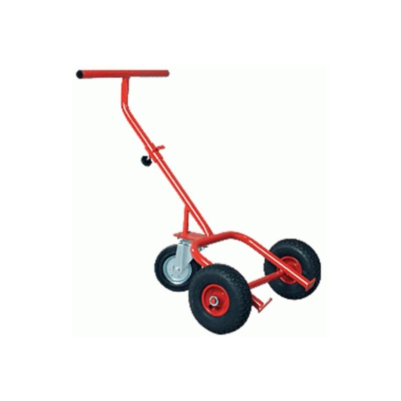 Barrow for transporting metal barrels - large