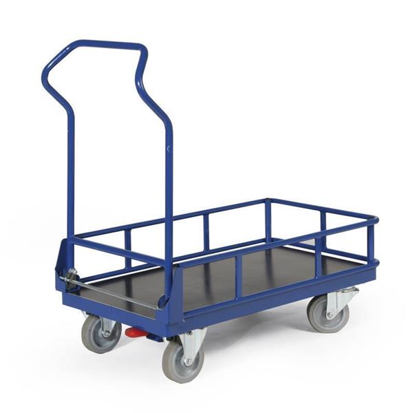 Industrial platform trolley foldable 2