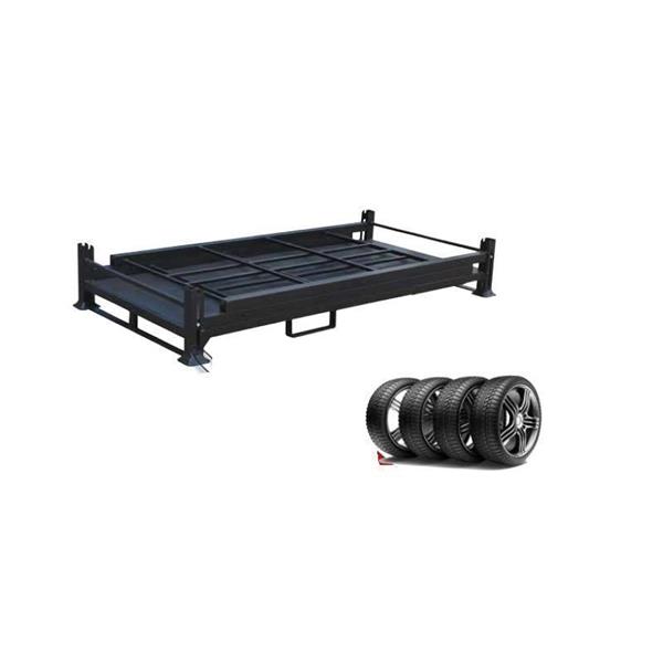 Kovinsko stojalo za hrambo gum, pnevmatik