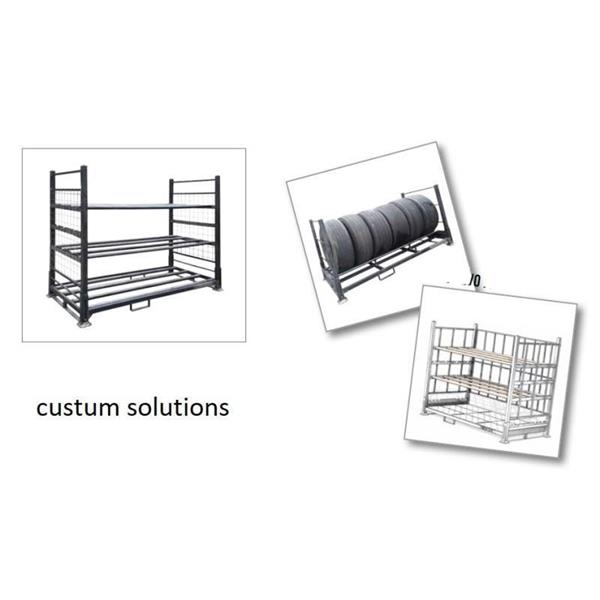 Kovinsko stojalo za hrambo gum, pnevmatik