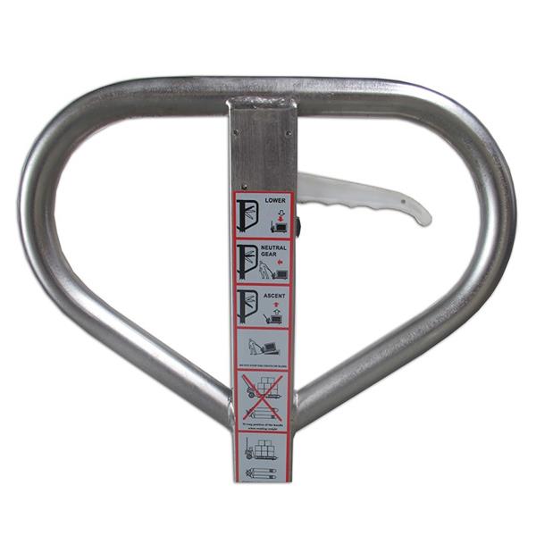 Ručni paletni viljuškar sa vagom - inox