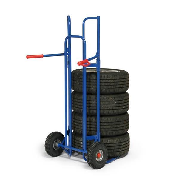 Hand cart for moving tires2