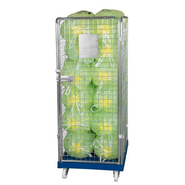 Škatlast žičnati voziček za bremena
