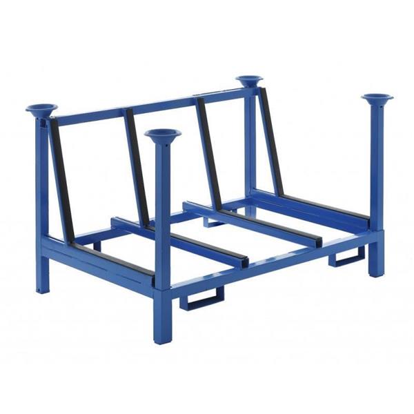 Lemezek, üvegek tároló állvány - borulásgátló szerkezet