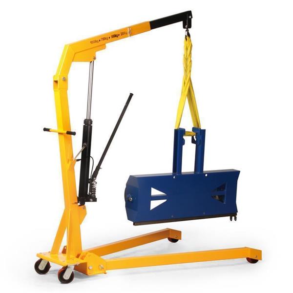 Cart for lifting material stock