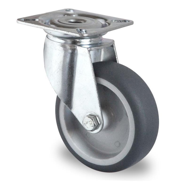 75 mm mozgatható kerék bútorokhoz és készülékekhez csúszó csapággyal