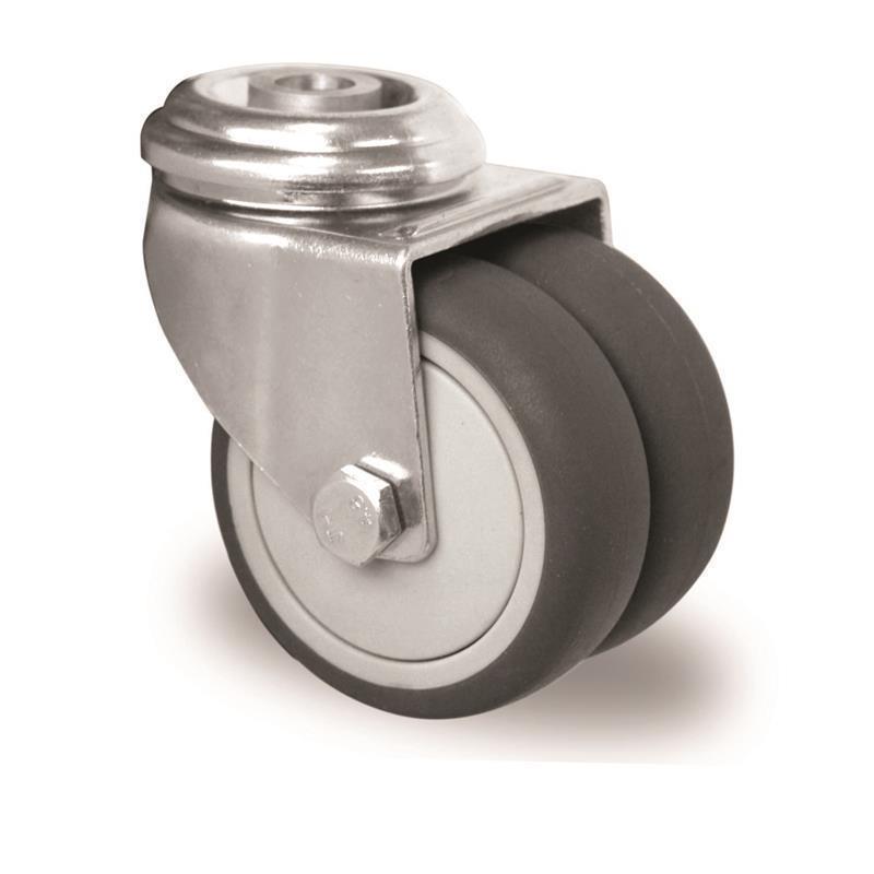 50 mm mozgatható kerék bútorokhoz és készülékekhez golyóscsapággyal