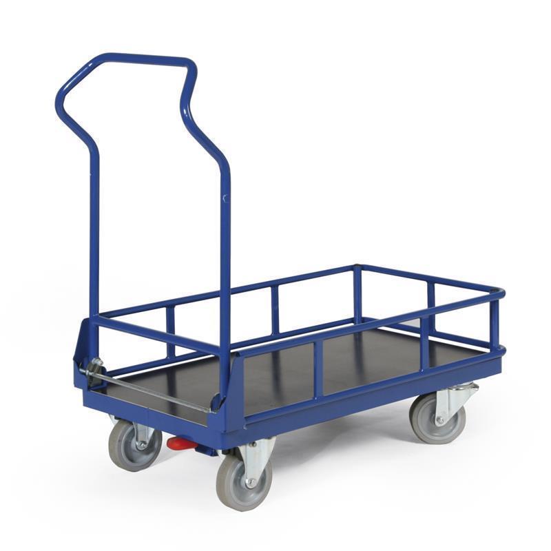 Industrial platform trolley foldable 2