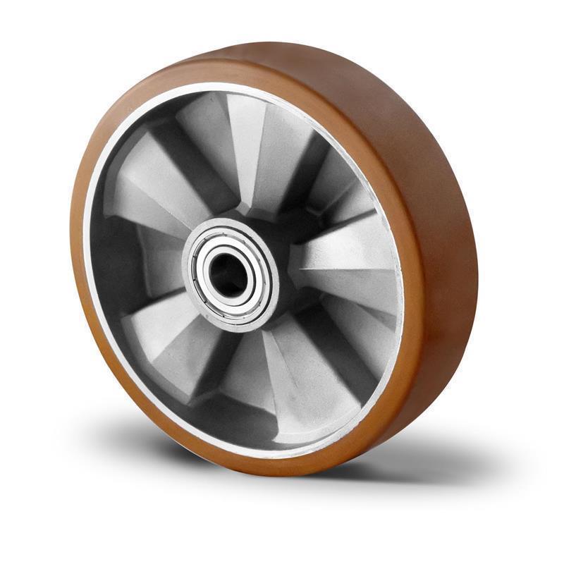 160 mm transportno kolo brez vilice za ročne viličarje in s krogličnim ležajem
