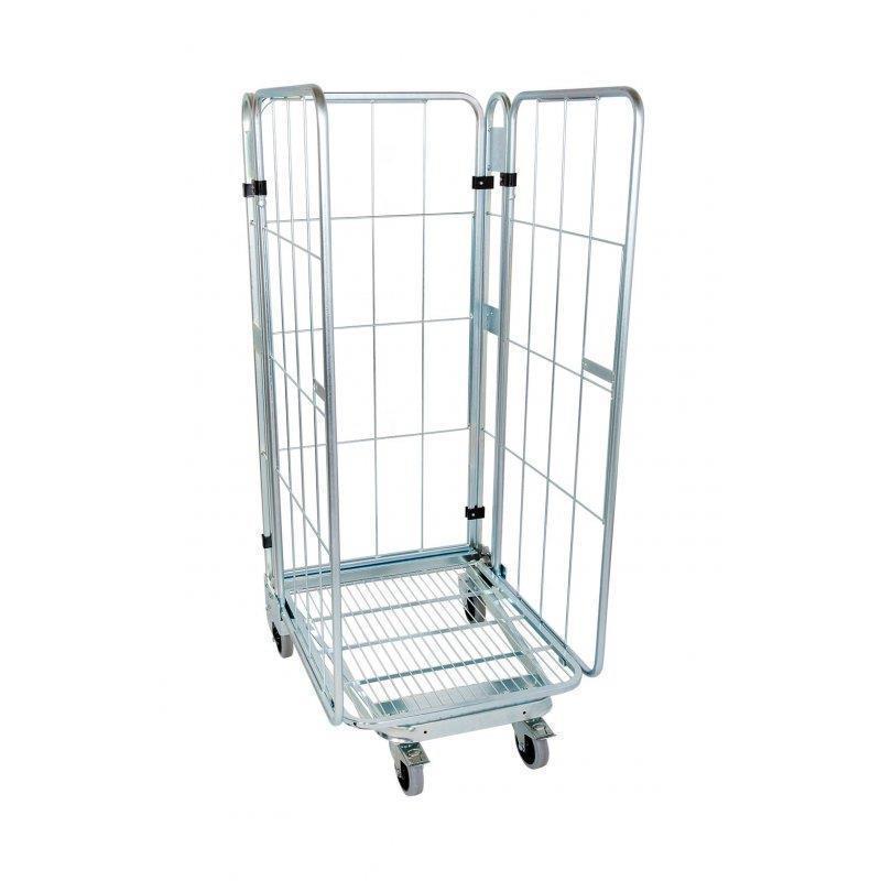 Ročni mrežast zaboj na kolesih
