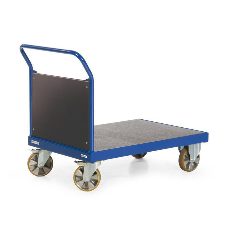 Flat cart for moving devices