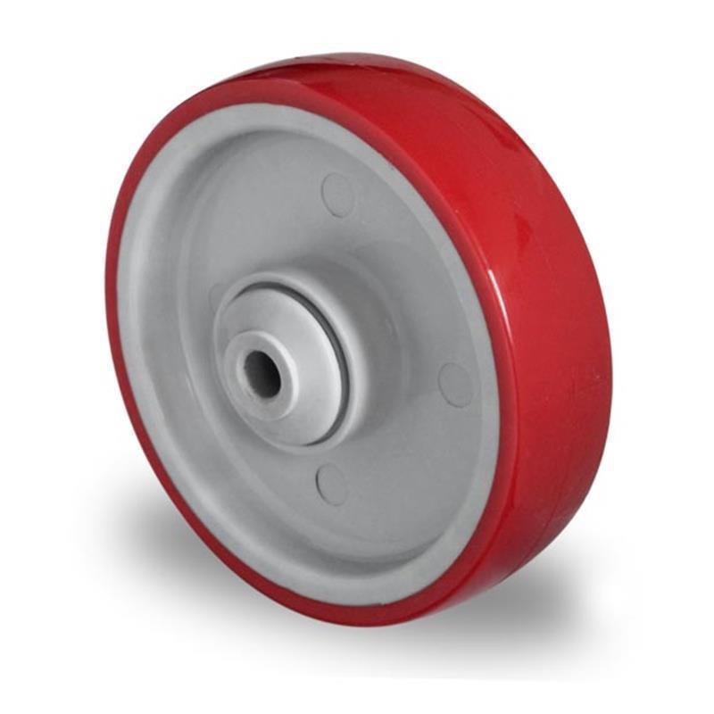 80 mm transportno kolo brez vilice za športno opremo in s krogličnim ležajem
