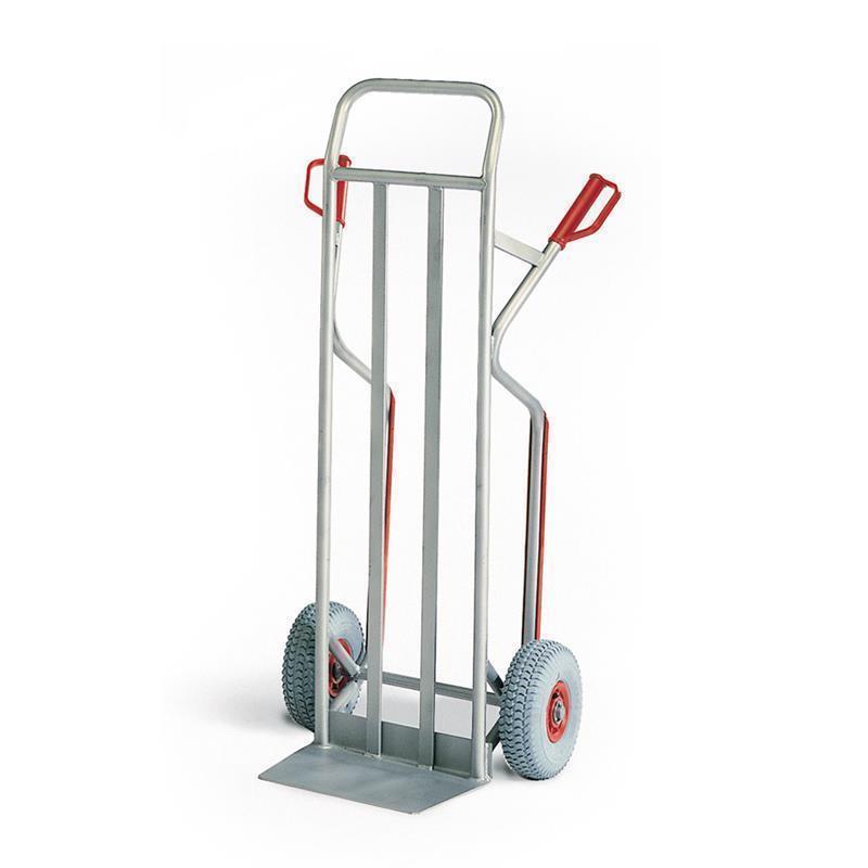 Hand stainless steel cart for transport