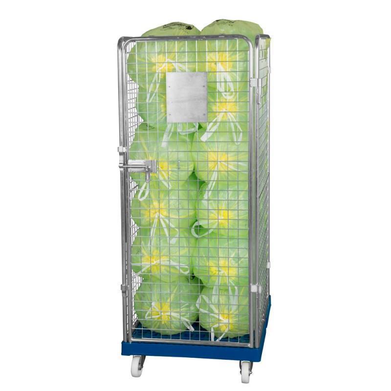 Škatlast žičnati voziček za bremena
