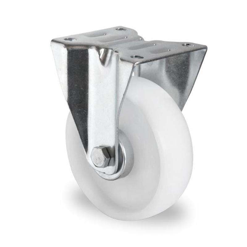 100 mm stabilno transportno kolo za rolkontejner in valjčnim ležajem