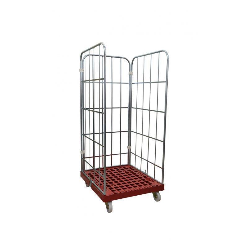 Cart with wire fence for easier transport