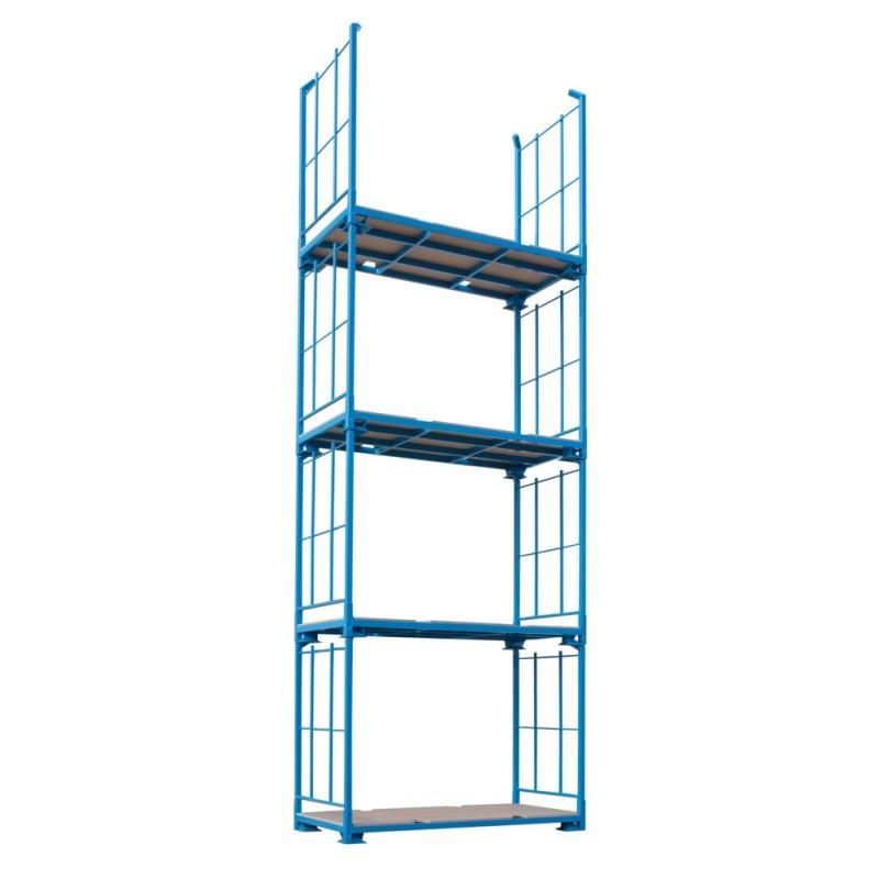 Alapanyagmozgatási állvány: összecsukható