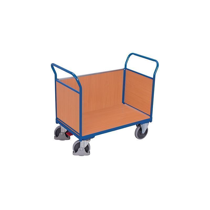 Dreiwandwagen mit Holz