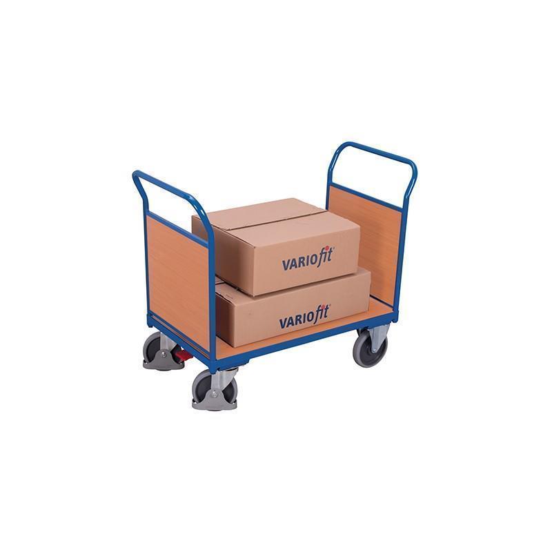 Doppel-Stirnwandwagen mit Holz