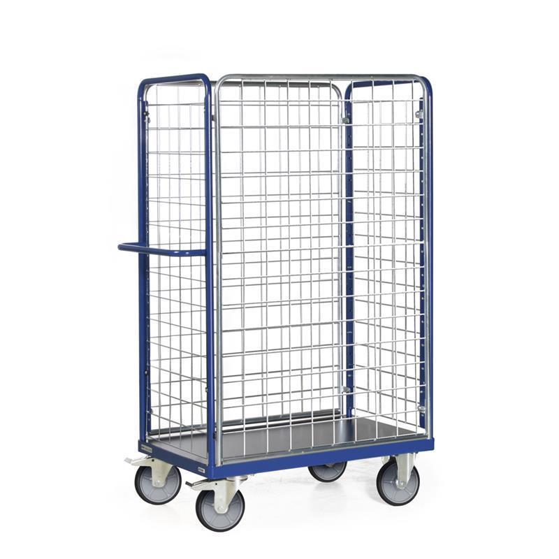 Drótkosaras kocsi különböző súlyú árukhoz