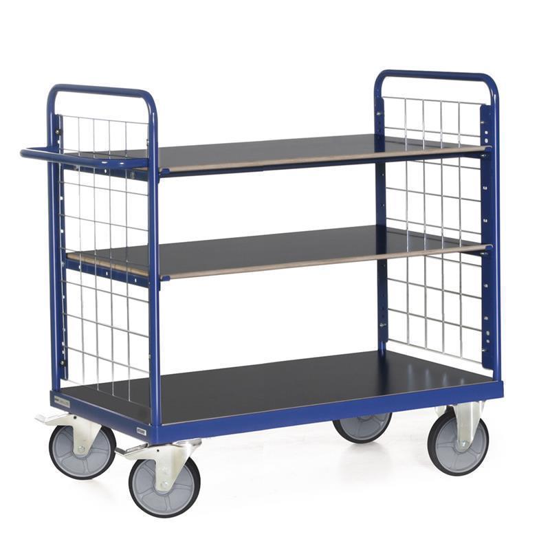 Drótkosaras kocsi különböző csomagokhoz