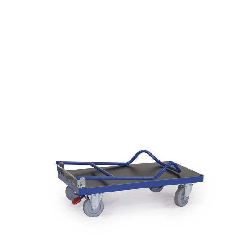 Foldable flat trolley for delivery 1