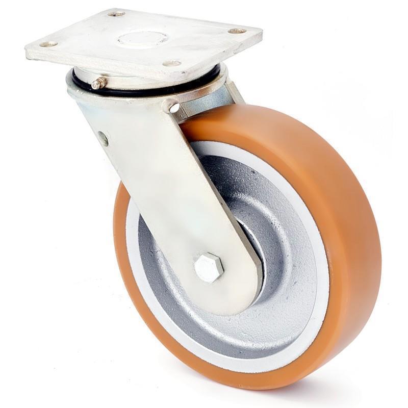 250 mm swivel wheel with high wear resistance with ball bearing