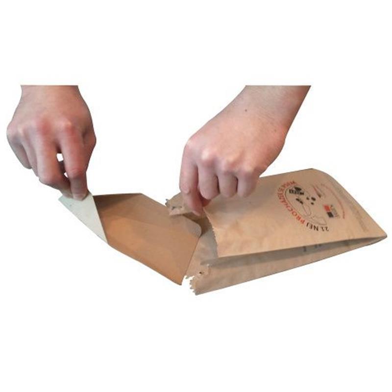 Papierbeutel für Hundekot mit Pappschaufel