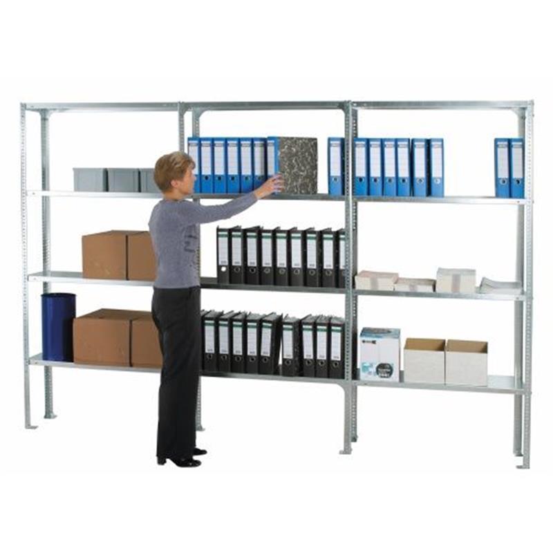 Modular shelf with compartments - large