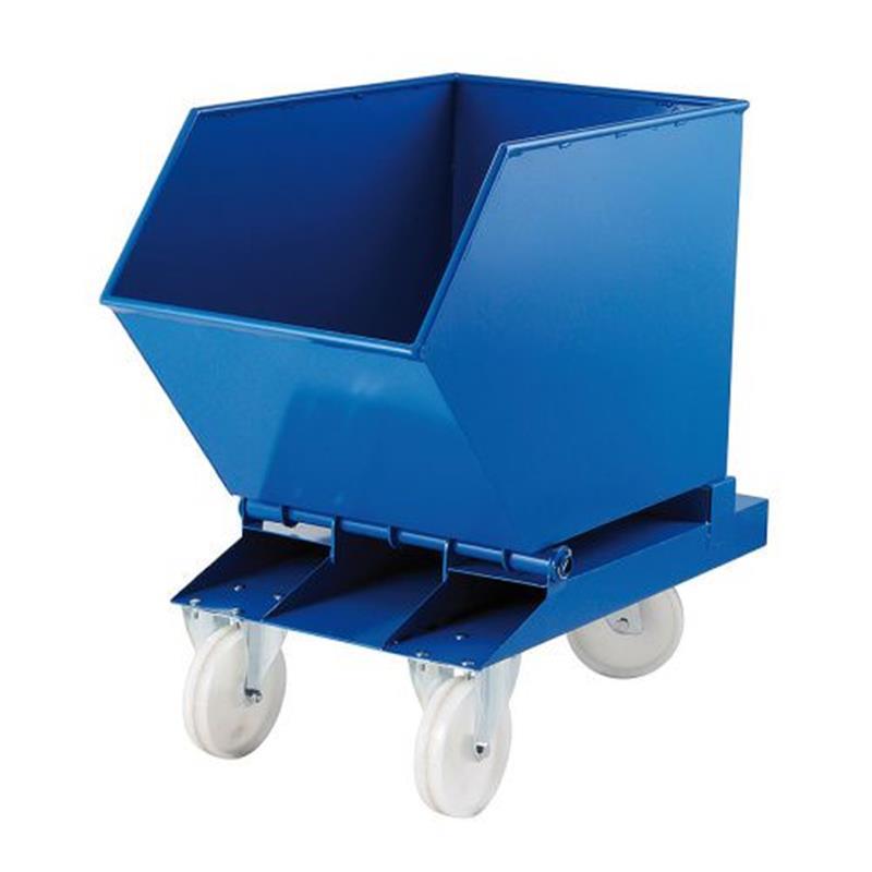 Tipping container for bulk materials