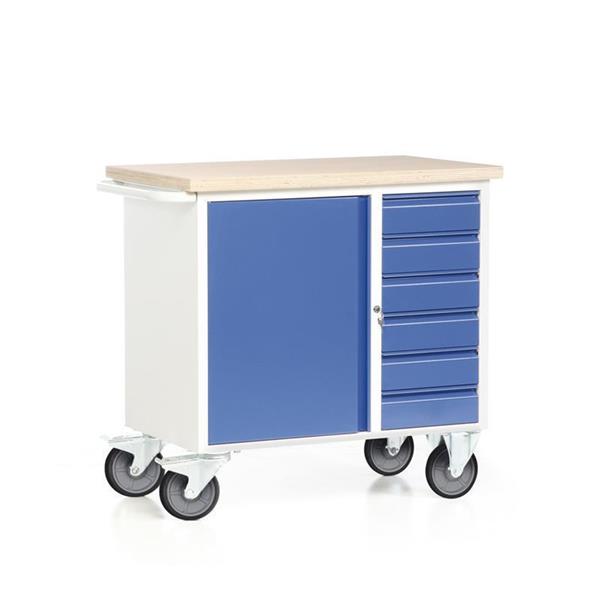 Heavy-duty work table cart