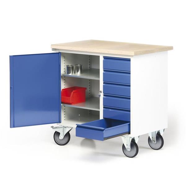 Heavy-duty work table cart