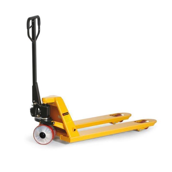 Industrial manual pallet truck for production halls