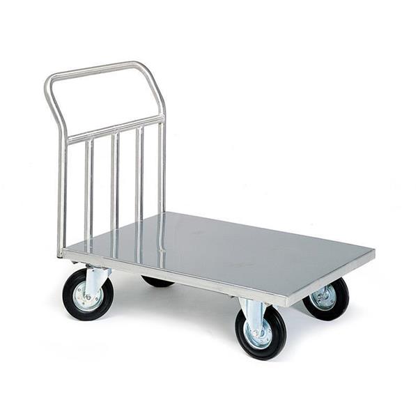 Inox voziček s platformo za dostave

