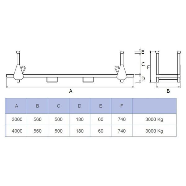 Metal stand for storage of long materials