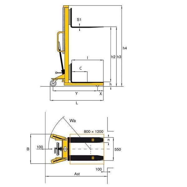 Mini Lift for Storage Process