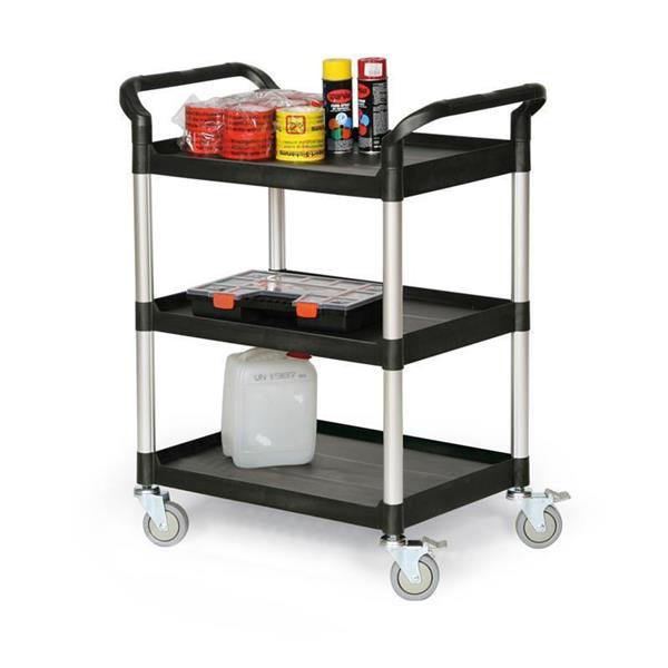 Transport hand cart for cleaners