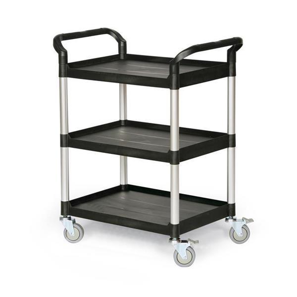 Transport hand cart for cleaners