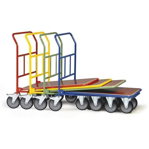 Preparation for transporting flat cart