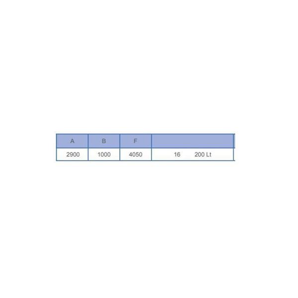 Shelf rack for barrels (200 l) - 24X barrel