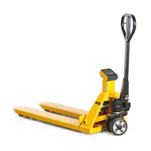 Manual pallet truck with scale
