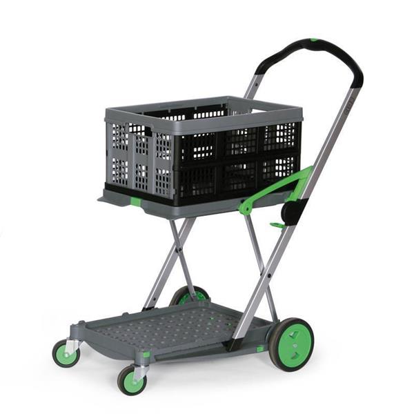 Hand cart for plastic boxes