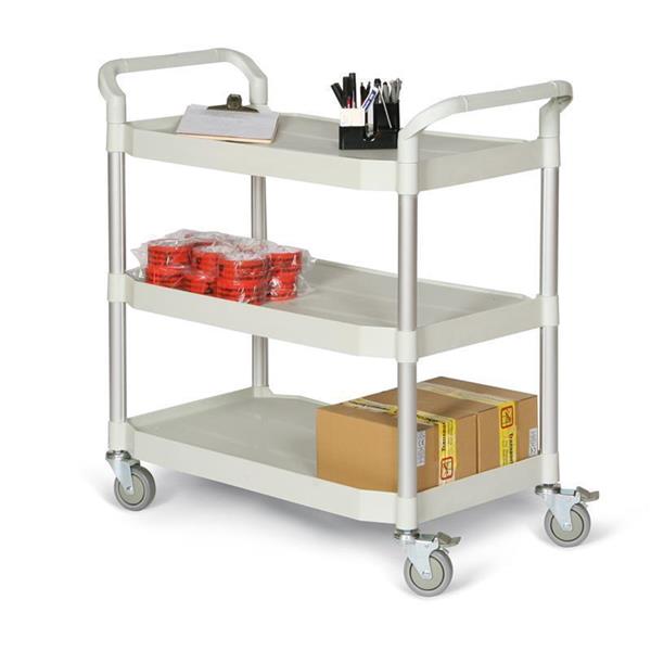 Manual cleaning transport cart