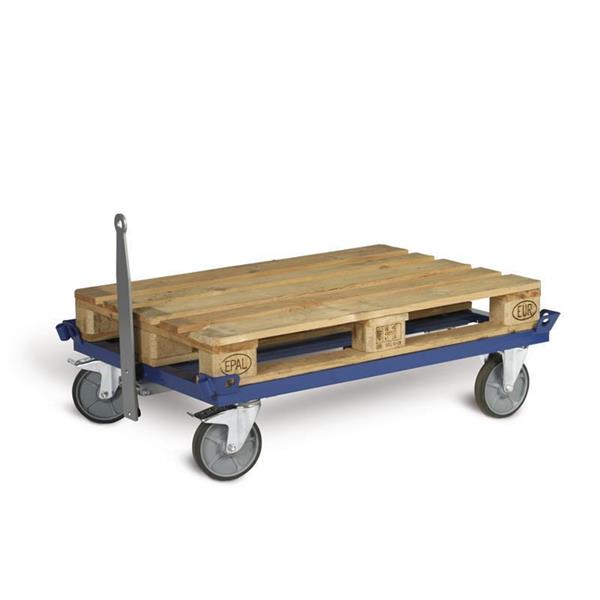 Transport supply trolley for pallets