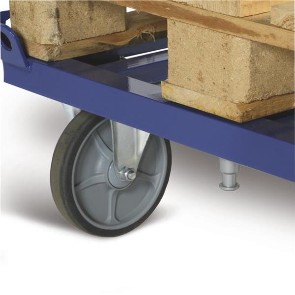 Transport supply trolley for pallets