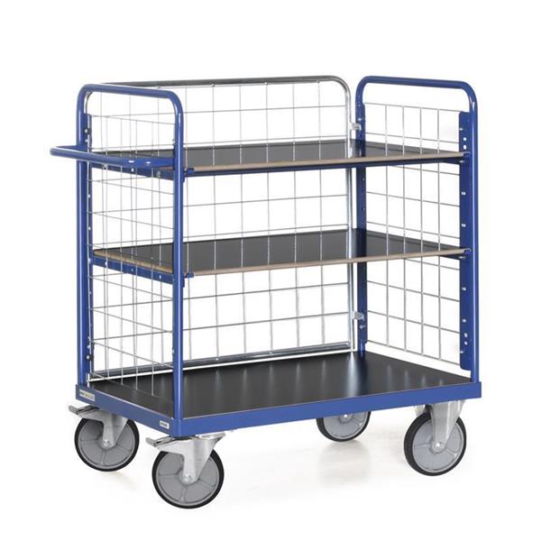 Wire storage cart for loading