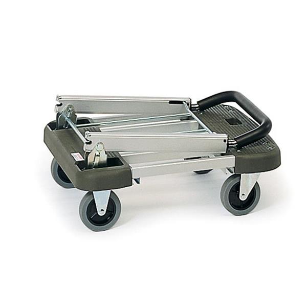 Foldable flat hand trolley